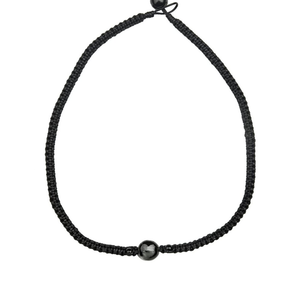 Go Climb A Mountain - Black Necklace